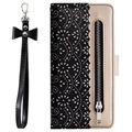 Lace Pattern Samsung Galaxy A51 Wallet Hülle - Schwarz