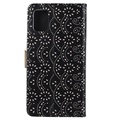 Lace Pattern Samsung Galaxy A51 Wallet Hülle - Schwarz