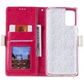 Lace Pattern Samsung Galaxy S20+ Wallet Hülle - Hot Pink