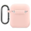 Lacoste AirPods / AirPods 2 Liquid Silikonhülle - Rosa