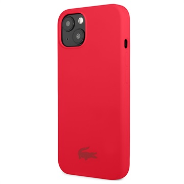 Lacoste iPhone 13 Mini Liquid Silikonhülle - Rot