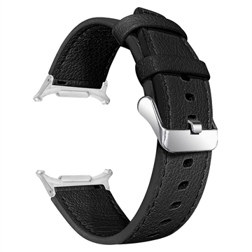 Samsung Galaxy Watch Ultra Lederband mit Anschlüssen - 47mm - Schwarz