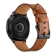 Samsung Galaxy Watch4/Watch4 Classic/Watch5 Lederarmband - 20mm - Braun
