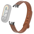 Xiaomi Smart Band 8 Lederband mit Anschlüssen - Braun