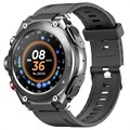 Lemfo T92 Smartwatch mit TWS Ohrhörer - iOS/Android - Schwarz