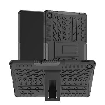 Lenovo Tab M10 Plus Gen 3 Rutschfeste Hybrid-Hülle mit Ständer (Offene Verpackung - Ausgezeichnet) - Schwarz