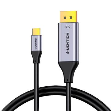 Lention CU808D USB-C zu DisplayPort Kabel 8K60Hz - 1.7m