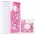 Liquid Glitter Serie Samsung Galaxy A20e TPU Hülle - Rosa
