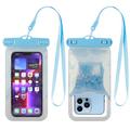 Flüssiger Glitzer Universell IPX8 Wasserdichtes Gehäuse - 7.2" - Blau