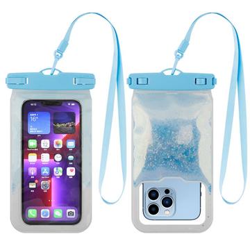 Flüssiger Glitzer Universell IPX8 Wasserdichtes Gehäuse - 7.2" - Blau