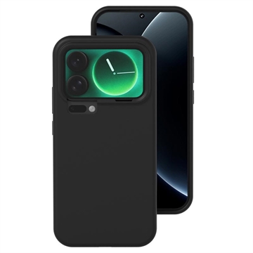 Xiaomi 17 Flüssig-Silikonhülle - Schwarz