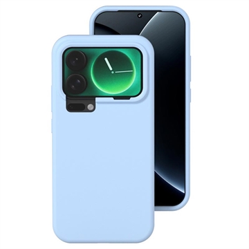Xiaomi 17 Flüssig-Silikonhülle - Nebelblau