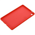 Samsung Galaxy Tab A7 Lite Liquid Silikonhülle - Rot