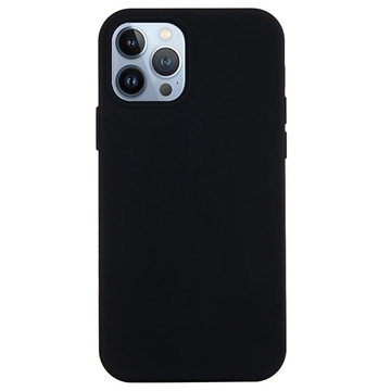 iPhone 14 Pro Liquid Silikon Case - Schwarz