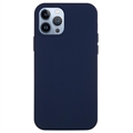 iPhone 14 Pro Liquid Silikon Case - Mitternachtsblau