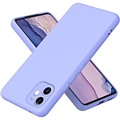 iPhone 11 Liquid Silikon Case - Purpur