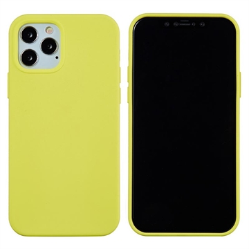 iPhone 12 Pro Max Flüssigsilikonhülle - Gelb