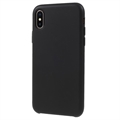 iPhone XS/X Liquid Silikon Case - Schwarz