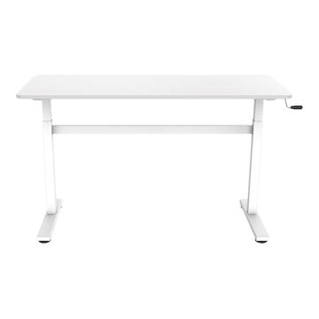 LogiLink EO0027W Sitz-Steh-Schreibtisch für PC/Laptop - Weiß