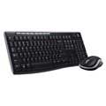 Logitech MK270 Drahtlose Desktop - Schwarz - Nordic Layout