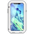 iPhone X / iPhone XS Love Mei Powerful Panzer Hülle - Weiß
