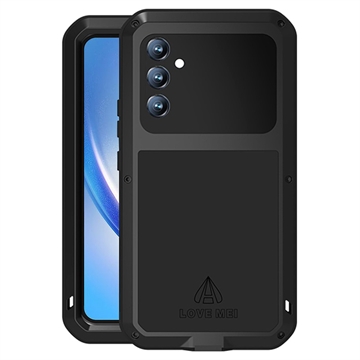 Love Mei Powerful Samsung Galaxy A34 5G Hybrid Hülle - Schwarz