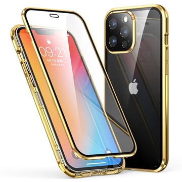 Luphie iPhone 13 Pro Magnetische Hülle - Gold