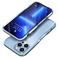 Luphie iPhone 13 Pro Metall Bumper - Blau