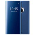 Luxus Clear View iPhone 7/8/SE (2020)/SE (2022) Flip Schutzhülle - Blau