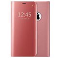 Luxus Clear View iPhone 7/8/SE (2020)/SE (2022) Flip Schutzhülle - Roségold