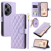 Honor 400 Pro Luxus Gesteppte Wallet Hülle