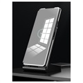 Luxury Mirror View Samsung Galaxy Z Fold2 5G Flip Hülle - Silber
