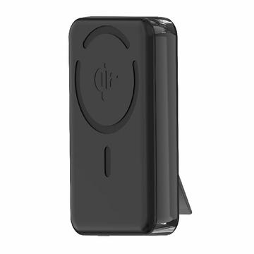 M02A 10000mAh Qi2 Magnetische Wireless Powerbank mit Integriertem Ständer - 35W - Schwarz