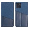 Muxma MX109 iPhone 14 Plus Schutzhülle mit Geldbörse - Blau
