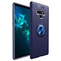 Samsung Galaxy Note9 Magnetische Schutzhülle mit Ringhalter - Blau
