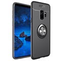 Samsung Galaxy S9 Magnetische Schutzhülle mit Ringhalter - Schwarz