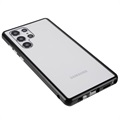 Samsung Galaxy S22 Ultra 5G Magnetisches Cover mit Panzerglas - Schwarz