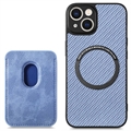 iPhone 14 Cover mit Kartensteckplatz - Karbonfaser