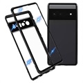 Google Pixel 6 Pro Magnetisches Cover mit Panzerglas Rückseite - Schwarz