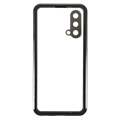 OnePlus Nord CE 5G Magnetisches Cover mit Panzerglas Rückseite - Schwarz
