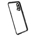 OnePlus Nord CE 5G Magnetisches Cover mit Panzerglas Rückseite - Schwarz