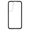 Samsung Galaxy S22 5G Magnetisches Cover mit Panzerglas - Schwarz