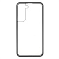 Samsung Galaxy S22 5G Magnetisches Cover mit Panzerglas - Silber