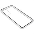 Samsung Galaxy S22 5G Magnetisches Cover mit Panzerglas - Silber