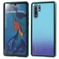 Huawei P30 Pro Magnetisches Hülle mit Panzerglas - 9H - Grün