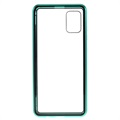 Samsung Galaxy A51 Magnetisches Cover mit Panzerglas - Grün