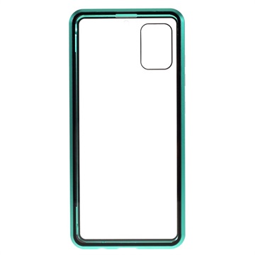 Samsung Galaxy A51 Magnetisches Cover mit Panzerglas - Grün