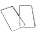 Samsung Galaxy A53 5G Magnetisches Cover mit Panzerglas - Silber