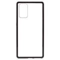 Samsung Galaxy Note20 Magnetisches Cover mit Panzerglas - Schwarz