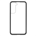 Samsung Galaxy S22+ 5G Magnetisches Cover mit Panzerglas - Schwarz